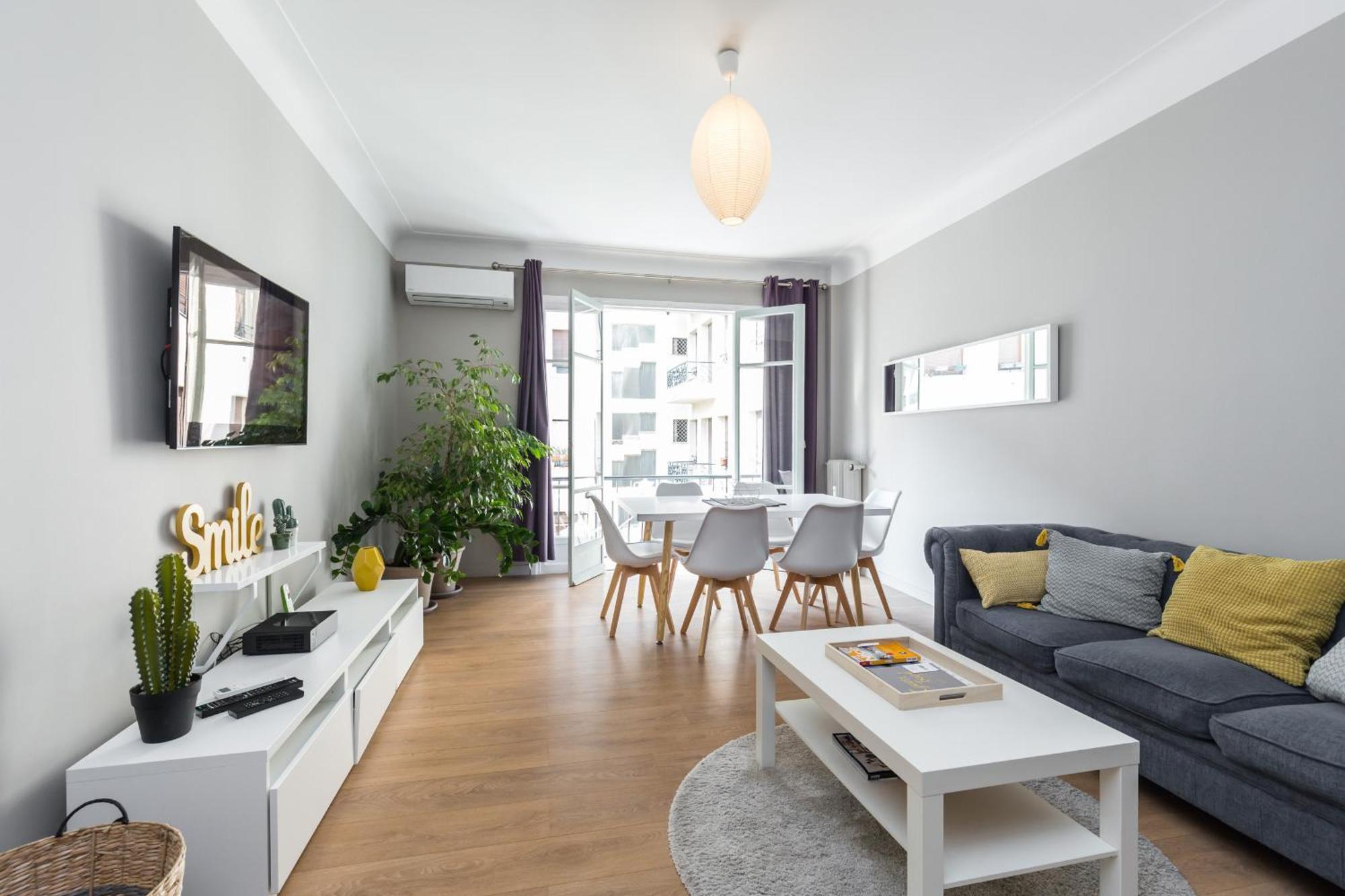 Ultra Central Large 2 Bdr Near Massena Square 尼斯 外观 照片